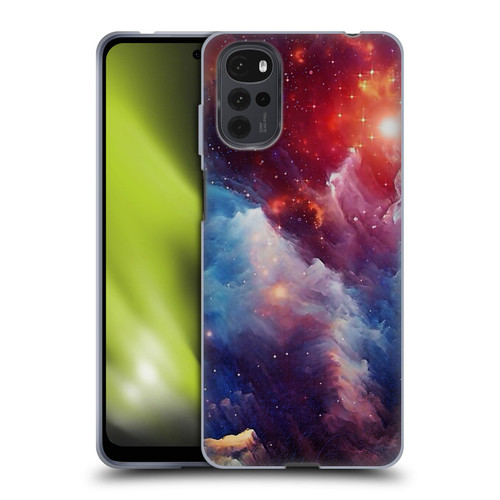 Cosmo18 Space Mysterious Space Soft Gel Case for Motorola Moto G22