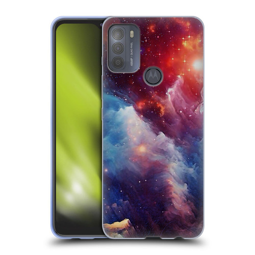 Cosmo18 Space Mysterious Space Soft Gel Case for Motorola Moto G50