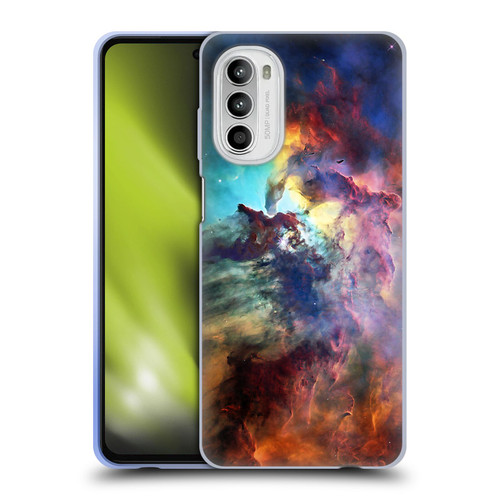 Cosmo18 Space Lagoon Nebula Soft Gel Case for Motorola Moto G52