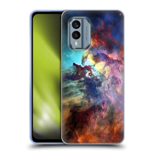 Cosmo18 Space Lagoon Nebula Soft Gel Case for Nokia X30