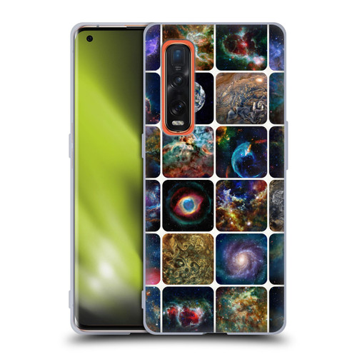 Cosmo18 Space The Amazing Universe Soft Gel Case for OPPO Find X2 Pro 5G