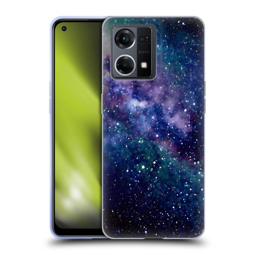 Cosmo18 Space Milky Way Soft Gel Case for OPPO Reno8 4G