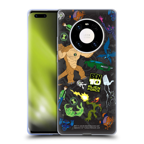 Ben 10: Alien Force Graphics Character Art Soft Gel Case for Huawei Mate 40 Pro 5G