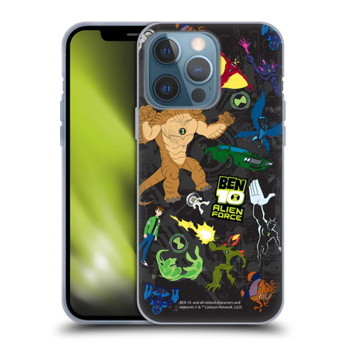 Ben 10: Alien Force Graphics Character Art Soft Gel Case for Apple iPhone 13 Pro