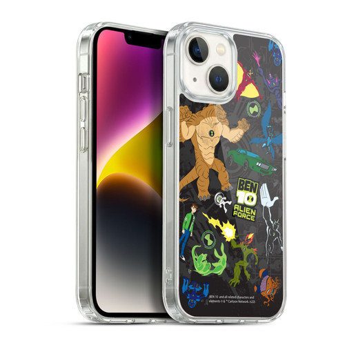 Ben 10: Alien Force Graphics Character Art Soft Gel Case for Apple iPhone 14