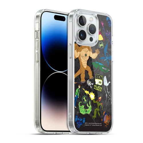 Ben 10: Alien Force Graphics Character Art Soft Gel Case for Apple iPhone 14 Pro Max & MagSafe
