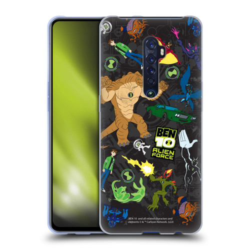 Ben 10: Alien Force Graphics Character Art Soft Gel Case for OPPO Reno 2