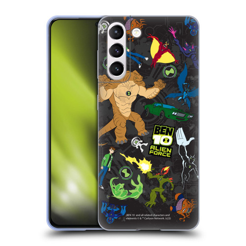 Ben 10: Alien Force Graphics Character Art Soft Gel Case for Samsung Galaxy S21 5G
