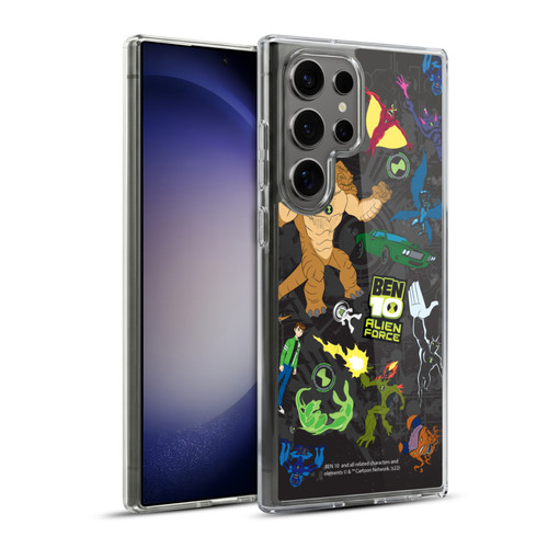 Ben 10: Alien Force Graphics Character Art Soft Gel Case for Samsung Galaxy S23 Ultra 5G & MagSafe