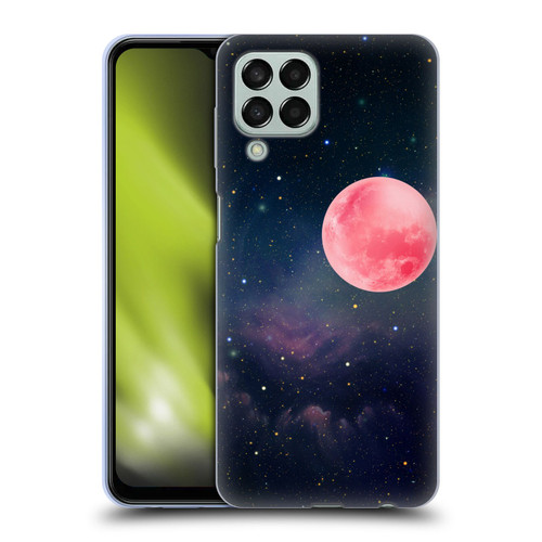 Cosmo18 Space Pink Moon Soft Gel Case for Samsung Galaxy M33 (2022)