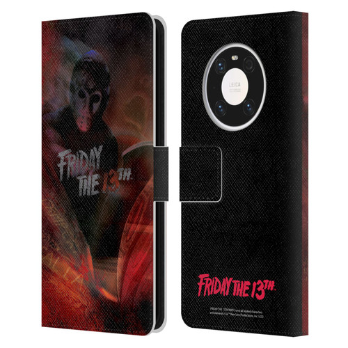 Friday the 13th Part III Key Art Poster Leather Book Wallet Case Cover For Huawei Mate 40 Pro 5G