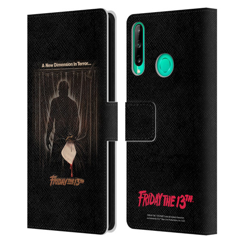 Friday the 13th Part III Key Art Poster 3 Leather Book Wallet Case Cover For Huawei P40 lite E