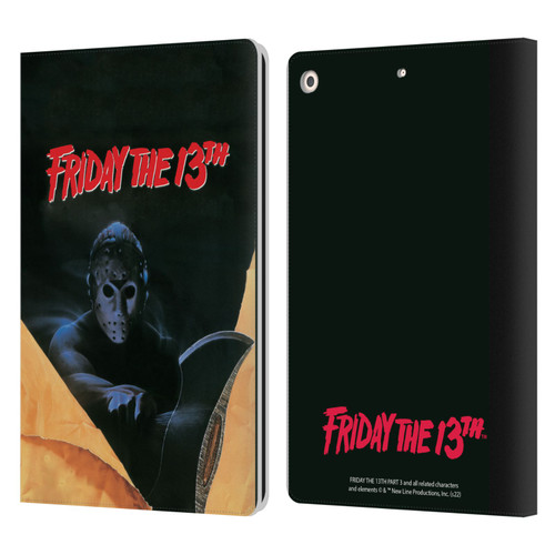 Friday the 13th Part III Key Art Poster 2 Leather Book Wallet Case Cover For Apple iPad 10.2 2019/2020/2021
