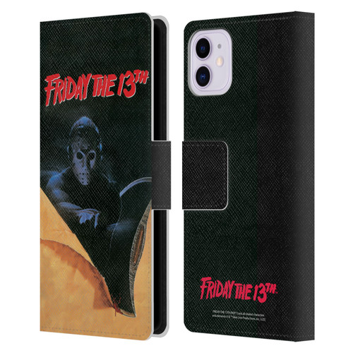 Friday the 13th Part III Key Art Poster 2 Leather Book Wallet Case Cover For Apple iPhone 11