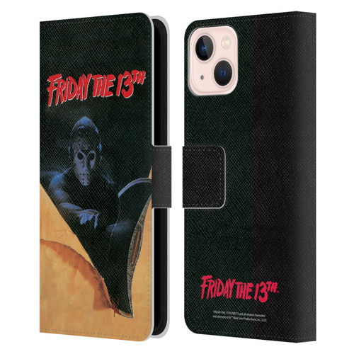 Friday the 13th Part III Key Art Poster 2 Leather Book Wallet Case Cover For Apple iPhone 13
