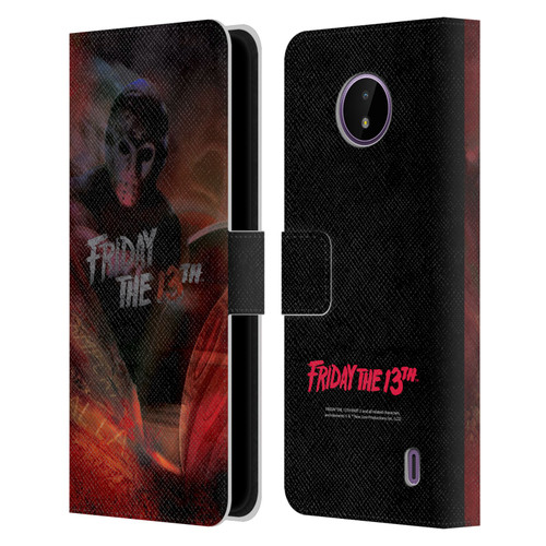 Friday the 13th Part III Key Art Poster Leather Book Wallet Case Cover For Nokia C10 / C20