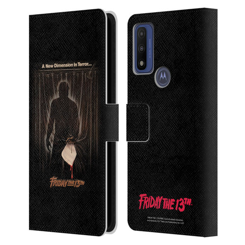 Friday the 13th Part III Key Art Poster 3 Leather Book Wallet Case Cover For Motorola G Pure