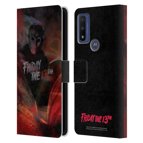 Friday the 13th Part III Key Art Poster Leather Book Wallet Case Cover For Motorola G Pure