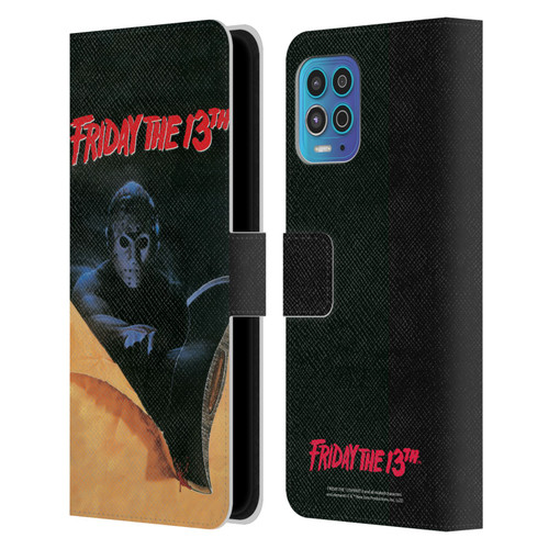 Friday the 13th Part III Key Art Poster 2 Leather Book Wallet Case Cover For Motorola Moto G100