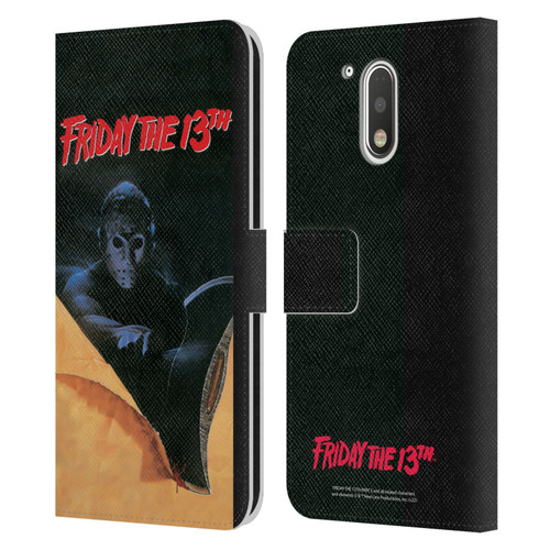 Friday the 13th Part III Key Art Poster 2 Leather Book Wallet Case Cover For Motorola Moto G41