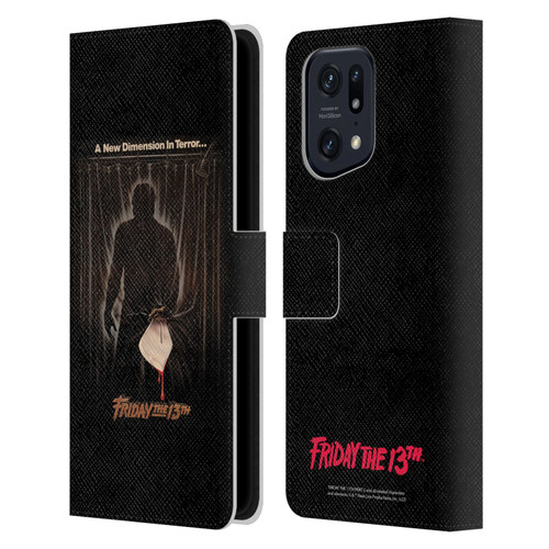 Friday the 13th Part III Key Art Poster 3 Leather Book Wallet Case Cover For OPPO Find X5 Pro