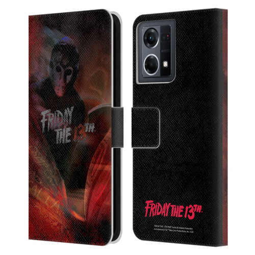 Friday the 13th Part III Key Art Poster Leather Book Wallet Case Cover For OPPO Reno8 4G