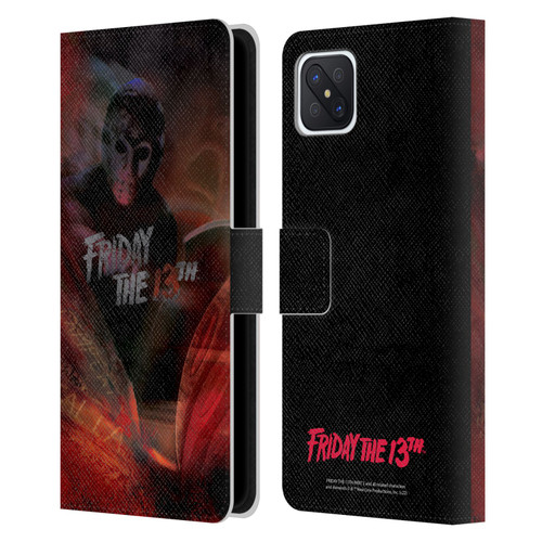 Friday the 13th Part III Key Art Poster Leather Book Wallet Case Cover For OPPO Reno4 Z 5G