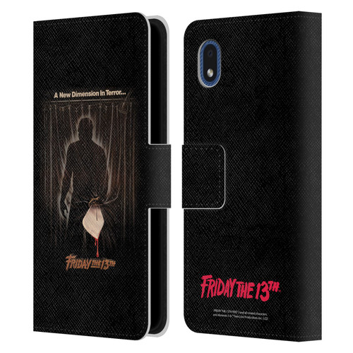 Friday the 13th Part III Key Art Poster 3 Leather Book Wallet Case Cover For Samsung Galaxy A01 Core (2020)
