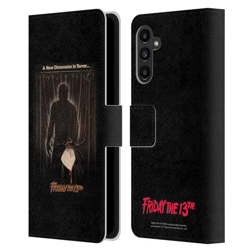 Friday the 13th Part III Key Art Poster 3 Leather Book Wallet Case Cover For Samsung Galaxy A13 5G (2021)