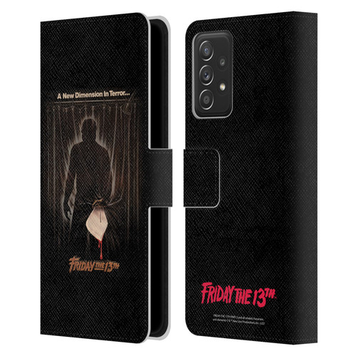 Friday the 13th Part III Key Art Poster 3 Leather Book Wallet Case Cover For Samsung Galaxy A53 5G (2022)