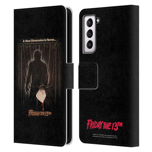 Friday the 13th Part III Key Art Poster 3 Leather Book Wallet Case Cover For Samsung Galaxy S21 5G