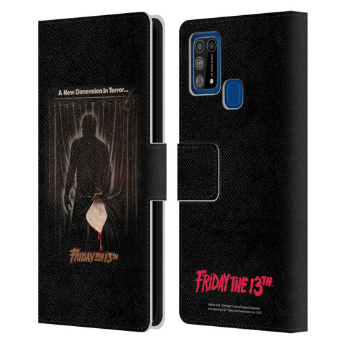 Friday the 13th Part III Key Art Poster 3 Leather Book Wallet Case Cover For Samsung Galaxy M31 (2020)