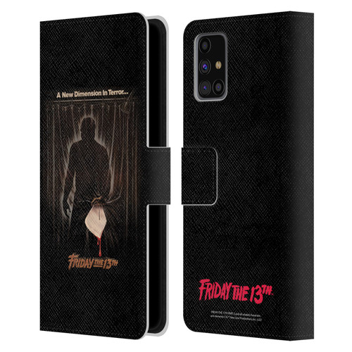 Friday the 13th Part III Key Art Poster 3 Leather Book Wallet Case Cover For Samsung Galaxy M31s (2020)