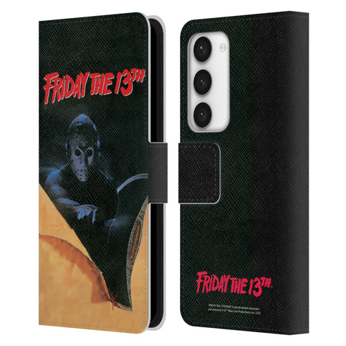 Friday the 13th Part III Key Art Poster 2 Leather Book Wallet Case Cover For Samsung Galaxy S23 5G