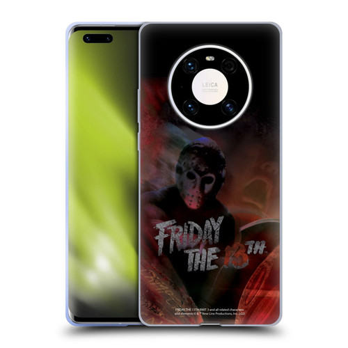 Friday the 13th Part III Key Art Poster Soft Gel Case for Huawei Mate 40 Pro 5G