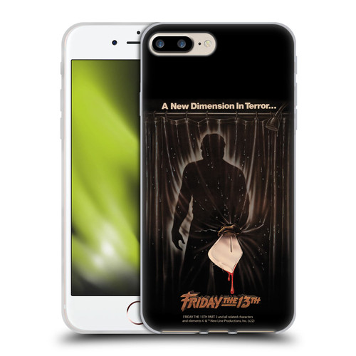 Friday the 13th Part III Key Art Poster 3 Soft Gel Case for Apple iPhone 7 Plus / iPhone 8 Plus