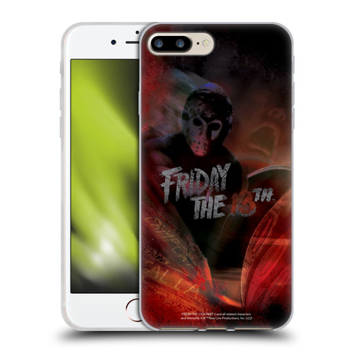 Friday the 13th Part III Key Art Poster Soft Gel Case for Apple iPhone 7 Plus / iPhone 8 Plus