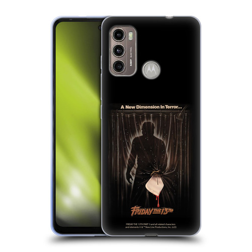 Friday the 13th Part III Key Art Poster 3 Soft Gel Case for Motorola Moto G60 / Moto G40 Fusion