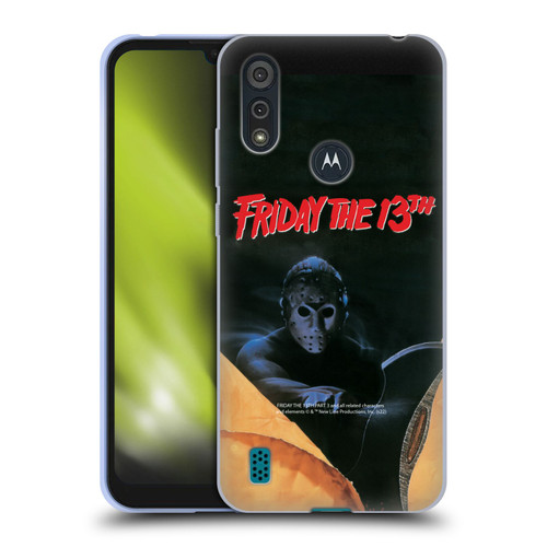 Friday the 13th Part III Key Art Poster 2 Soft Gel Case for Motorola Moto E6s (2020)
