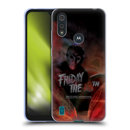 Friday the 13th Part III Key Art Poster Soft Gel Case for Motorola Moto E6s (2020)