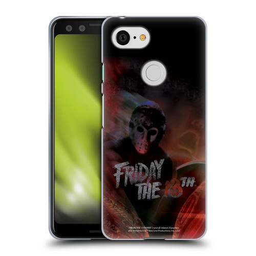 Friday the 13th Part III Key Art Poster Soft Gel Case for Google Pixel 3