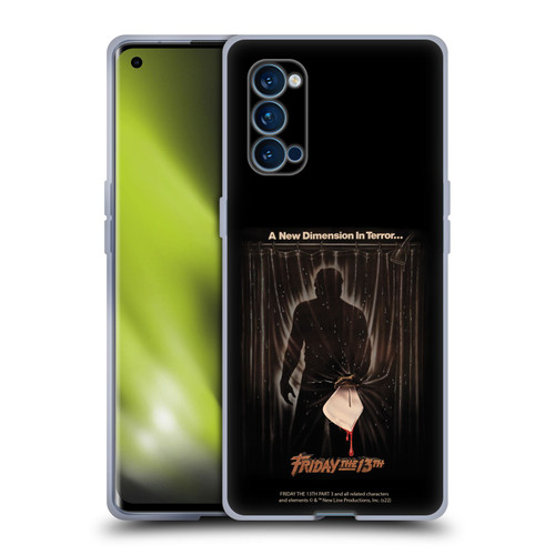 Friday the 13th Part III Key Art Poster 3 Soft Gel Case for OPPO Reno 4 Pro 5G