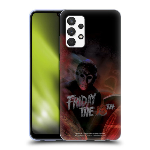 Friday the 13th Part III Key Art Poster Soft Gel Case for Samsung Galaxy A32 (2021)