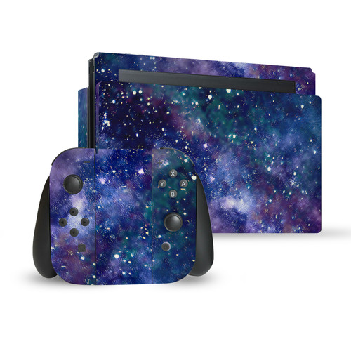 Cosmo18 Art Mix Galaxy Vinyl Sticker Skin Decal Cover for Nintendo Switch Bundle