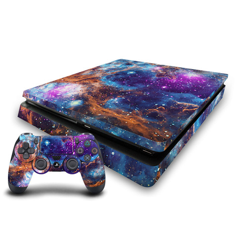 Cosmo18 Art Mix Lobster Nebula Vinyl Sticker Skin Decal Cover for Sony PS4 Slim Console & Controller