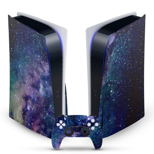 Cosmo18 Art Mix Galaxy Vinyl Sticker Skin Decal Cover for Sony PS5 Disc Edition Bundle