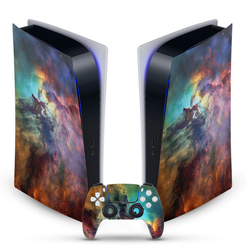 Cosmo18 Art Mix Lagoon Nebula Vinyl Sticker Skin Decal Cover for Sony PS5 Digital Edition Bundle