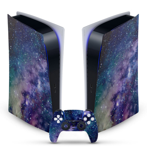 Cosmo18 Art Mix Galaxy Vinyl Sticker Skin Decal Cover for Sony PS5 Digital Edition Bundle