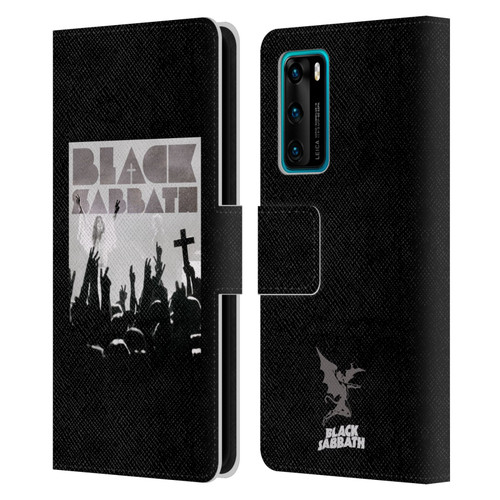 Black Sabbath Key Art Victory Leather Book Wallet Case Cover For Huawei P40 5G
