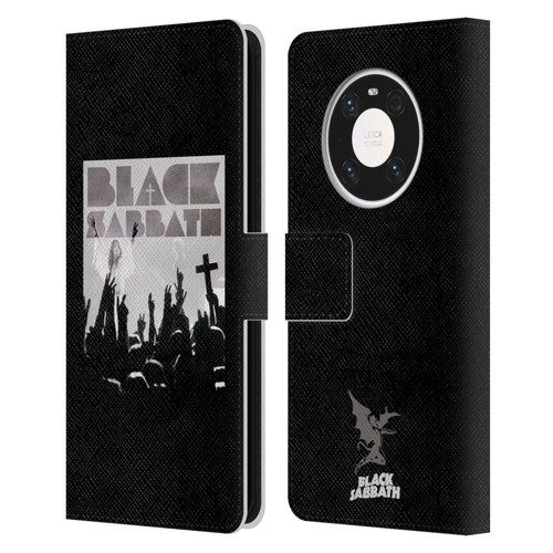 Black Sabbath Key Art Victory Leather Book Wallet Case Cover For Huawei Mate 40 Pro 5G